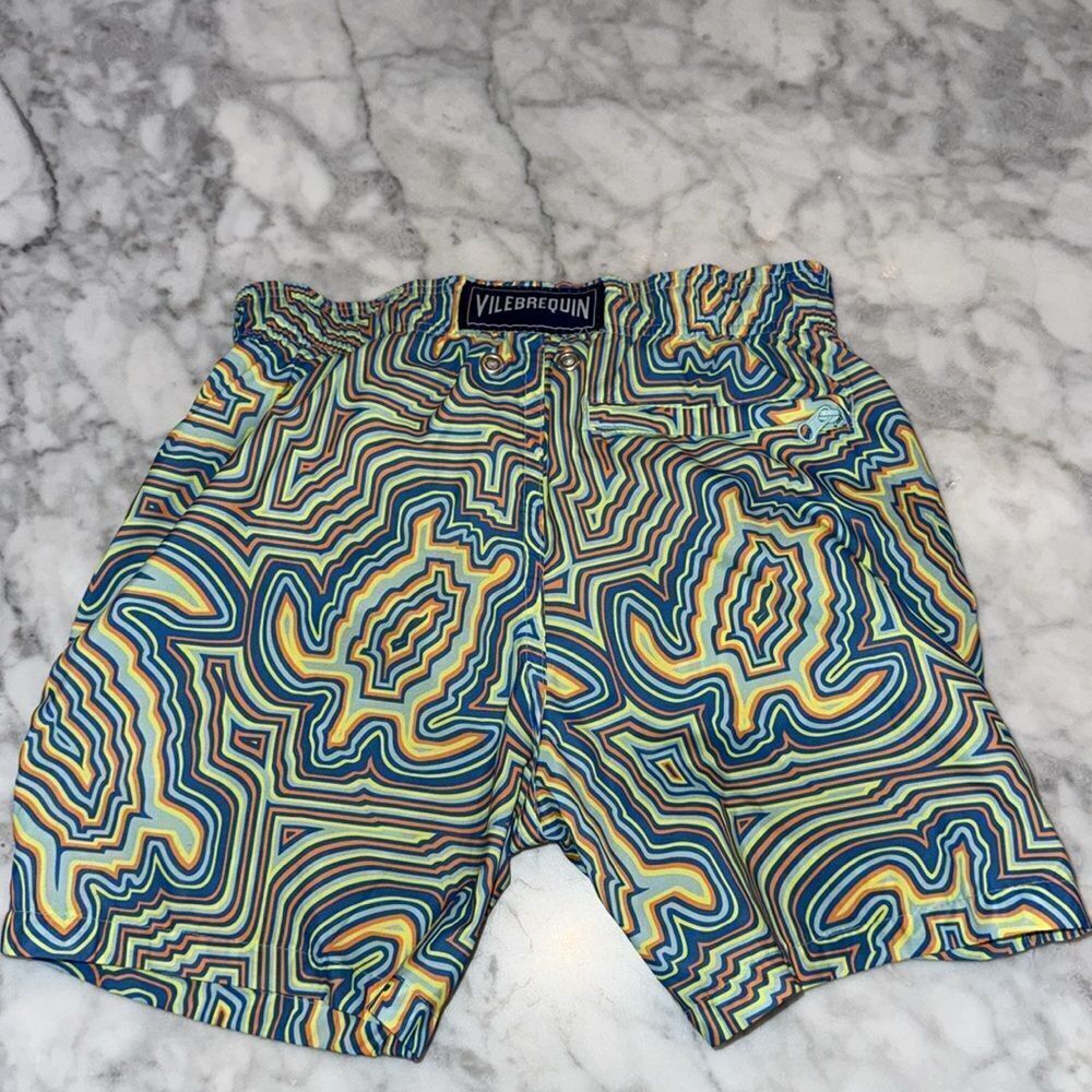 VILEBREQUIN Boys Swim Trunks with Matching shirt set - Picture 5 of 8
